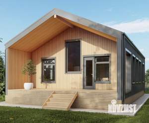 Дом 90м², 1-этажный, участок 6 сот.