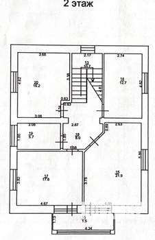 Дом 216м², 3-этажный, участок 5 сот.  