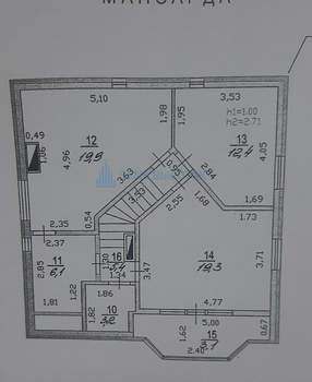 Дом 183м², 2-этажный, участок 12 сот.  