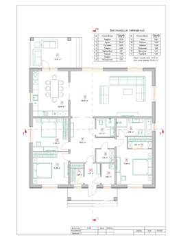 Дом 188м², 1-этажный, участок 10 сот.  