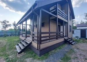 Дом 103м², 2-этажный, участок 6 сот.  