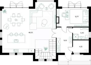 Коттедж 180м², 2-этажный, участок 9 сот.  
