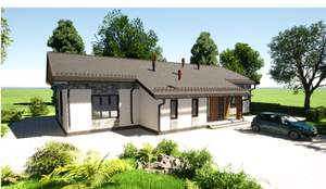 Дом 186м², 1-этажный, участок 7 сот.  