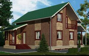 Дача 150м², 2-этажный, участок 5 сот.  