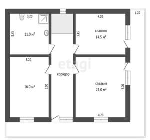 Дом 320м², 2-этажный, участок 9 сот.  