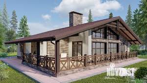 Дом 230м², 1-этажный, участок 8 сот.  