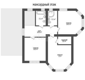 Дом 175м², 2-этажный, участок 7 сот.  