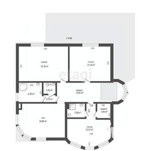 Дом 324м², 2-этажный, участок 12 сот.  