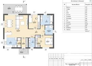 Дом 117м², 1-этажный, участок 6 сот.  