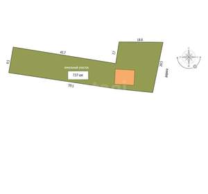 Дом 88м&sup2;, 2-этажный, участок 8 сот.  