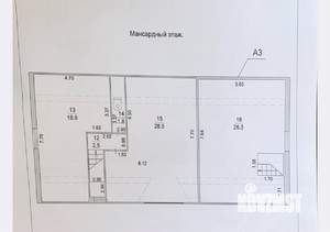 Дом 187м², 2-этажный, участок 6 сот.  