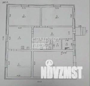 Дом 107м², 1-этажный, участок 8 сот.  