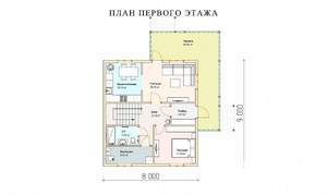 Коттедж 148м², 2-этажный, участок 5 сот.  