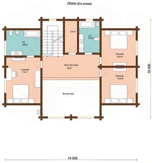 Коттедж 250м², 2-этажный, участок 8 сот.  