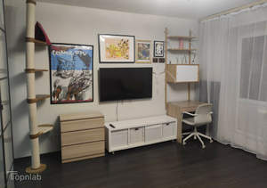 2-к квартира, на длительный срок, 63м2, 4/10 этаж