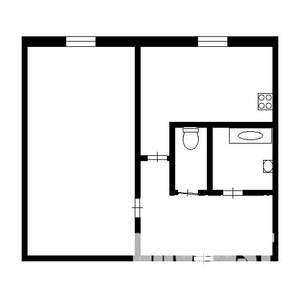 1-к квартира, на длительный срок, 30м2, 3/5 этаж