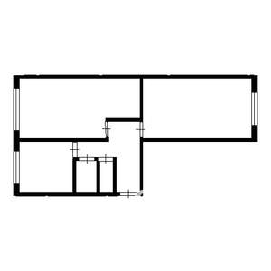 2-к квартира, на длительный срок, 50м2, 1/9 этаж