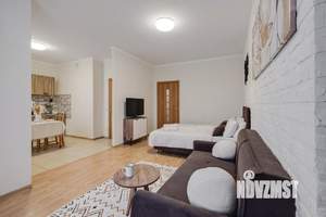 1-к квартира, посуточно, 40м2, 1/1 этаж