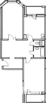 2-к квартира, строящийся дом, 74м2, 2/17 этаж