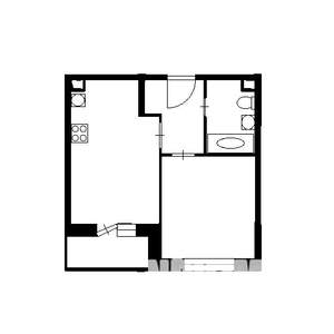 1-к квартира, вторичка, 35м2, 4/18 этаж
