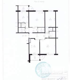 4-к квартира, вторичка, 95м2, 12/17 этаж