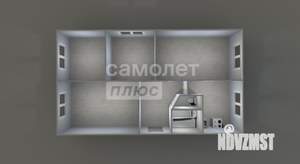 4-к квартира, вторичка, 58м2, 1/5 этаж