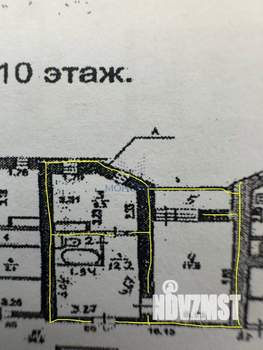 2-к квартира, вторичка, 42м2, 10/16 этаж