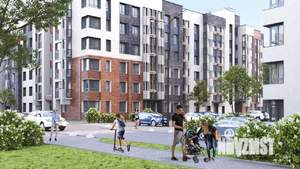 3-к квартира, строящийся дом, 69м2, 4/8 этаж