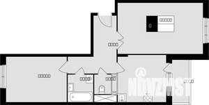 2-к квартира, вторичка, 61м2, 1/17 этаж