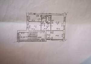 4-к квартира, вторичка, 72м2, 2/3 этаж