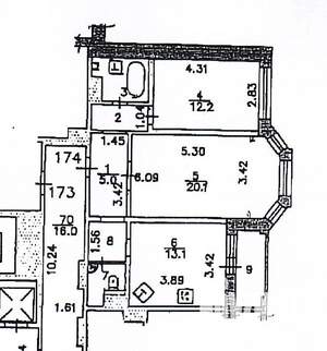 2-к квартира, вторичка, 63м2, 10/17 этаж