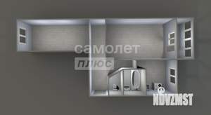 2-к квартира, вторичка, 45м2, 5/5 этаж