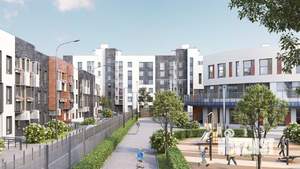 3-к квартира, строящийся дом, 75м2, 6/8 этаж