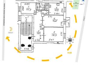 3-к квартира, вторичка, 83м2, 4/5 этаж