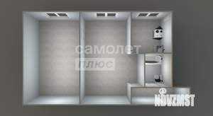 2-к квартира, вторичка, 44м2, 1/5 этаж
