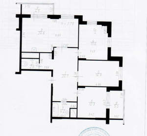 4-к квартира, вторичка, 92м2, 21/25 этаж
