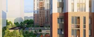 3-к квартира, строящийся дом, 80м2, 21/22 этаж