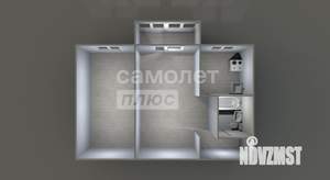 2-к квартира, вторичка, 43м2, 5/5 этаж