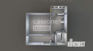 1-к квартира, вторичка, 38м2, 5/17 этаж