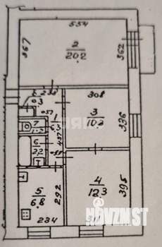 3-к квартира, вторичка, 60м2, 8/9 этаж