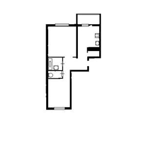 2-к квартира, вторичка, 55м2, 2/17 этаж