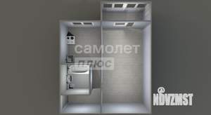 1-к квартира, вторичка, 30м2, 4/5 этаж