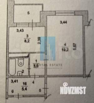1-к квартира, вторичка, 34м2, 2/17 этаж