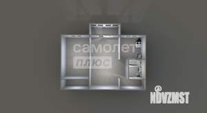 2-к квартира, вторичка, 43м2, 5/5 этаж