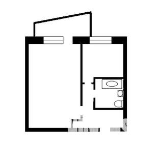 1-к квартира, вторичка, 36м2, 3/9 этаж