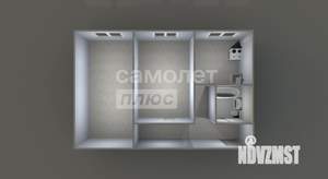 2-к квартира, вторичка, 42м2, 1/5 этаж