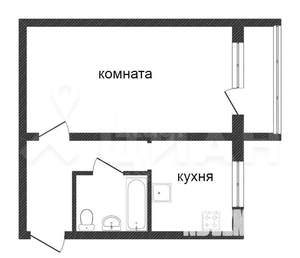 1-к квартира, вторичка, 35м2, 5/9 этаж