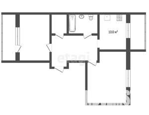 2-к квартира, вторичка, 63м2, 5/5 этаж