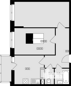 2-к квартира, вторичка, 52м2, 15/17 этаж