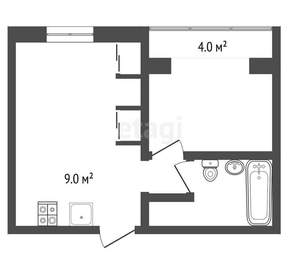 1-к квартира, вторичка, 38м2, 6/18 этаж